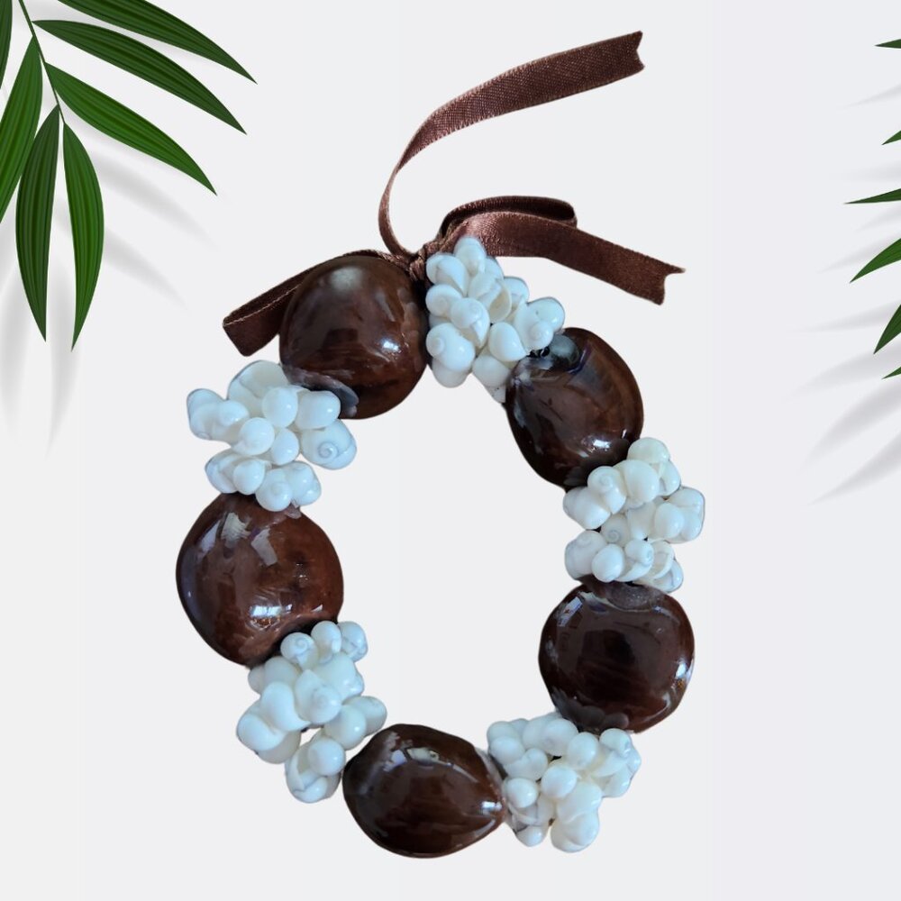 Hawaiian Puka Shell Bracelet/Anklet